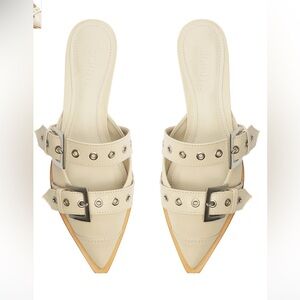 SCHUTZ Penny Leather Flat NWT